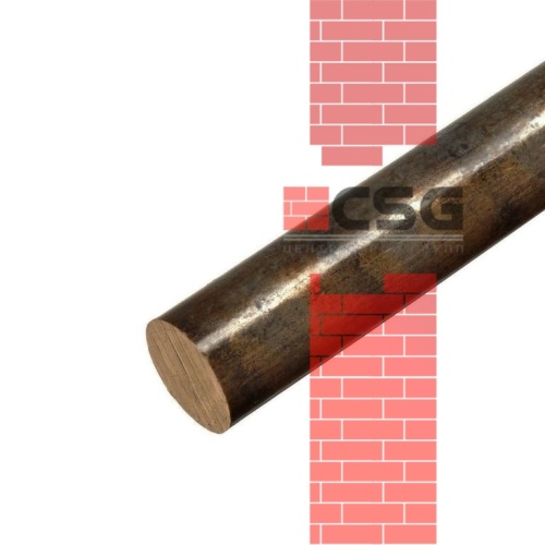 Круг бронзовый 28 прес, длина 3 м, марка БрАЖ9-4