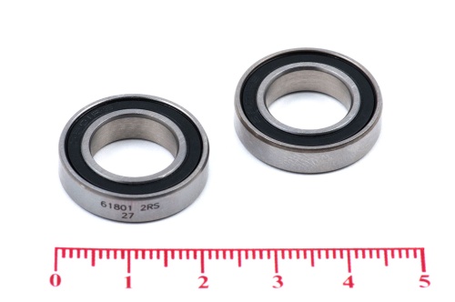 Подшипник 6801 2RS (1000801, 61801) 12*21*5мм (шт)