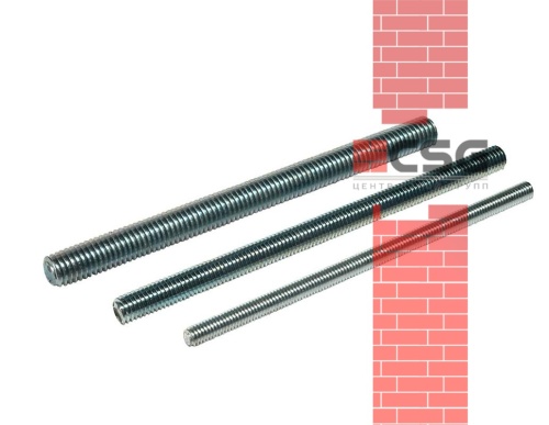 Шпилька резьбовая M8x1000 DIN 975 без покрытия  (50шт.) РМЗ