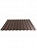 Профнастил окрашенный 0.4x1000 шоколадно-коричневый фото