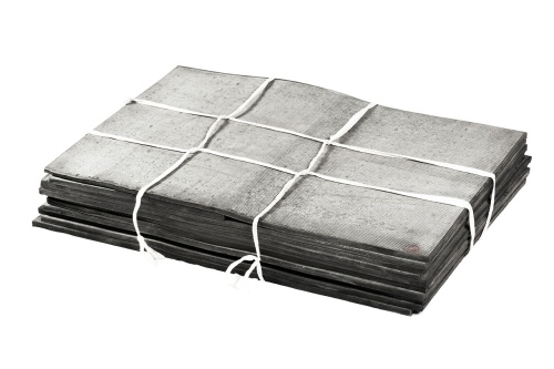 Пластина пористая 10 мм прессовая II группа (500х700 мм, упаковка 30 кг) ТУ 38.105.867-90