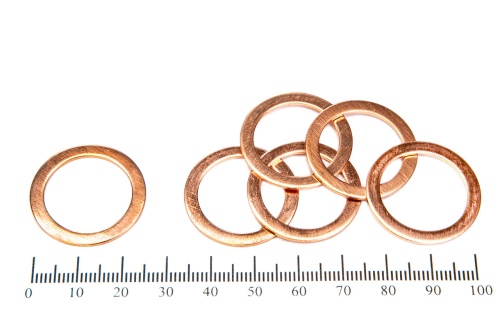 Шайба медная 20х27х1.0